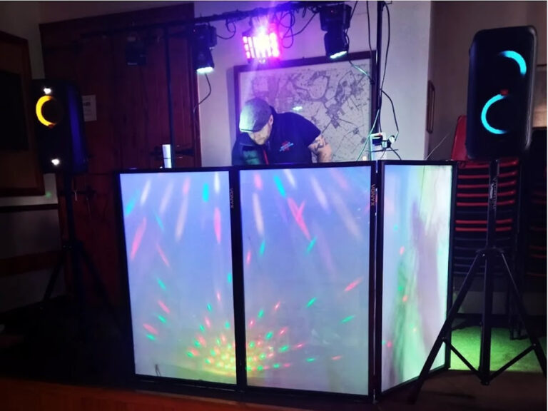 staged-disco-setup